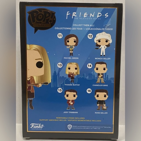 Funko Pop FREINDS Vinyl Collectible Pin: Phoebe Buffay, Collectors item- NIB - Picture 2 of 2